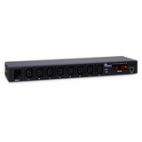 Inter-Tech SW-0816 unidad de distribución de energía (PDU) 8 salidas AC Negro, Regleta negro, Acero, Negro, LED, 8 salidas AC, C13 acoplador, C20 acoplador