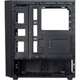 Inter-Tech T-11 Televen Torre Negro, Cajas de torre negro, Torre, PC, Negro, ATX, ITX, micro ATX, 16,5 cm, 30,5 cm