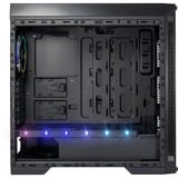 Inter-Tech X-908 Infini2 Torre Negro, Cajas de torre negro, Torre, PC, Negro, ATX, ITX, micro ATX, Mini-ITX, Azul, Verde, Rojo, Ventiladores de la caja