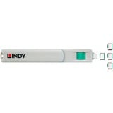 Lindy 40426 bloqueador de puerto Bloqueador de puerto + clave USB Tipo C Verde 5 pieza(s), Seguridad verde, Bloqueador de puerto + clave, USB Tipo C, Verde, 5 pieza(s), 10 g