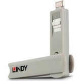 Lindy 40427 bloqueador de puerto Port blocker + key USB Tipo C Blanco 5 pieza(s), Seguridad blanco, Port blocker + key, USB Tipo C, Blanco, 5 pieza(s)