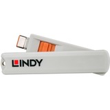 Lindy 40428 bloqueador de puerto Llave de bloqueador de puerto USB Tipo C Gris, Naranja 4 pieza(s), Seguridad naranja, Llave de bloqueador de puerto, USB Tipo C, Gris, Naranja, 4 pieza(s), 10 g