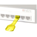 Lindy 40482 bloqueador de puerto Bloqueador de puerto + clave RJ-45 Amarillo 10 pieza(s), Protección contra robos amarillo, Bloqueador de puerto + clave, RJ-45, Amarillo, 10 pieza(s), 10 g