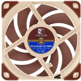 Noctua NF A12x25 5V PWM Carcasa del ordenador Ventilador 12 cm Beige, Rojo Ventilador, 12 cm, 450 RPM, 2000 RPM, 22,6 dB, 102,1 m³/h