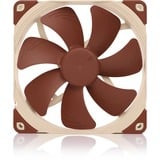 Noctua NF-A14 Carcasa del ordenador Ventilador 14 cm Beige, Marrón Ventilador, 14 cm, 1500 RPM, 24,6 dB, 140,2 m³/h, Beige, Marrón