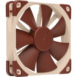 Noctua NF-F12 Carcasa del ordenador Ventilador 12 cm Beige, Marrón Ventilador, 12 cm, 300 RPM, 1500 RPM, 22,4 dB, 93,4 m³/h