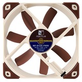 Noctua NF-S12A PWM sistema de refrigeración para ordenador Carcasa del ordenador Ventilador 12 cm Beige, Marrón marrón, Ventilador, 12 cm, 300 RPM, 1200 RPM, 17,8 dB, 107,5 m³/h