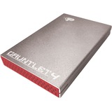 Patriot Gauntlet 4 Carcasa de disco duro/SSD Aluminio 2.5", Caja de unidades plateado, Carcasa de disco duro/SSD, 2.5", SATA, Serial ATA II, Serial ATA III, 10 Gbit/s, Conexión USB, Aluminio
