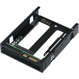 QNAP QDA-A2AR caja para disco duro externo Carcasa de disco duro/SSD Negro 2.5", Bastidor de instalación negro, Carcasa de disco duro/SSD, 2.5", Serial ATA III, 6 Gbit/s, Negro