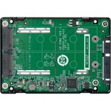 QNAP QDA-A2MAR caja para disco duro externo Caja externa para unidad de estado sólido (SSD) Negro M.2, Bastidor de instalación negro, Caja externa para unidad de estado sólido (SSD), M.2, M.2, 6 Gbit/s, Negro