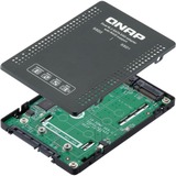 QNAP QDA-A2MAR caja para disco duro externo Caja externa para unidad de estado sólido (SSD) Negro M.2, Bastidor de instalación negro, Caja externa para unidad de estado sólido (SSD), M.2, M.2, 6 Gbit/s, Negro