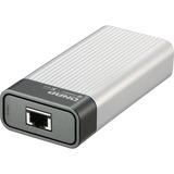 QNAP QNA-T310G1T tarjeta y adaptador de interfaz RJ-45, Adaptador de red Thunderbolt 3, RJ-45, Femenino, Negro, Plata, Actividad, Enlace, Poder, 10 Gbit/s