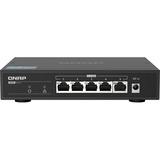 QNAP QSW-1105-5T switch No administrado Gigabit Ethernet (10/100/1000) Negro, Interruptor/Conmutador negro, No administrado, Gigabit Ethernet (10/100/1000)