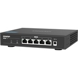 QNAP QSW-1105-5T switch No administrado Gigabit Ethernet (10/100/1000) Negro, Interruptor/Conmutador negro, No administrado, Gigabit Ethernet (10/100/1000)