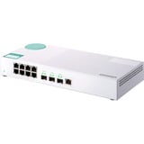 QNAP QSW-308-1C switch No administrado Gigabit Ethernet (10/100/1000) Blanco, Interruptor/Conmutador blanco, No administrado, Gigabit Ethernet (10/100/1000)