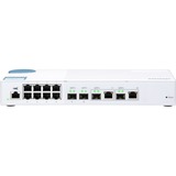 QNAP QSW-M408-2C switch Gestionado L2 10G Ethernet (100/1000/10000) Blanco, Interruptor/Conmutador blanco, Gestionado, L2, 10G Ethernet (100/1000/10000), Bidireccional completo (Full duplex)