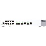 QNAP QSW-M408-2C switch Gestionado L2 10G Ethernet (100/1000/10000) Blanco, Interruptor/Conmutador blanco, Gestionado, L2, 10G Ethernet (100/1000/10000), Bidireccional completo (Full duplex)