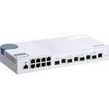 QNAP QSW-M408-4C switch Gestionado L2 Gigabit Ethernet (10/100/1000) Blanco, Interruptor/Conmutador blanco, Gestionado, L2, Gigabit Ethernet (10/100/1000), Bidireccional completo (Full duplex)