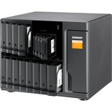 QNAP TL-D1600S caja para disco duro externo Carcasa de disco duro/SSD Negro, Gris 2.5/3.5", Caja de unidades negro, Carcasa de disco duro/SSD, 2.5/3.5", Serial ATA II, Serial ATA III, 6 Gbit/s, Hot-swap, Negro, Gris