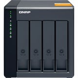 QNAP TL-D400S caja para disco duro externo Carcasa de disco duro/SSD Negro, Gris 2.5/3.5", Caja de unidades negro, Carcasa de disco duro/SSD, 2.5/3.5", Serial ATA II, Serial ATA III, 6 Gbit/s, Hot-swap, Negro, Gris