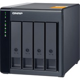 QNAP TL-D400S caja para disco duro externo Carcasa de disco duro/SSD Negro, Gris 2.5/3.5", Caja de unidades negro, Carcasa de disco duro/SSD, 2.5/3.5", Serial ATA II, Serial ATA III, 6 Gbit/s, Hot-swap, Negro, Gris