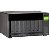 QNAP TL-D800C caja para disco duro externo Carcasa de disco duro/SSD Negro, Gris 2.5/3.5", Caja de unidades negro, Carcasa de disco duro/SSD, 2.5/3.5", Serial ATA II, Serial ATA III, 6 Gbit/s, Hot-swap, Negro, Gris