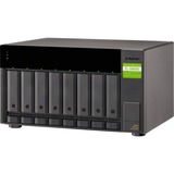 QNAP TL-D800C caja para disco duro externo Carcasa de disco duro/SSD Negro, Gris 2.5/3.5", Caja de unidades negro, Carcasa de disco duro/SSD, 2.5/3.5", Serial ATA II, Serial ATA III, 6 Gbit/s, Hot-swap, Negro, Gris