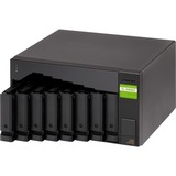QNAP TL-D800C caja para disco duro externo Carcasa de disco duro/SSD Negro, Gris 2.5/3.5", Caja de unidades negro, Carcasa de disco duro/SSD, 2.5/3.5", Serial ATA II, Serial ATA III, 6 Gbit/s, Hot-swap, Negro, Gris