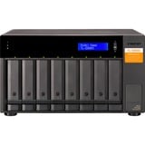 QNAP TL-D800S caja para disco duro externo Carcasa de disco duro/SSD Negro, Gris 2.5/3.5", Caja de unidades negro, Carcasa de disco duro/SSD, 2.5/3.5", Serial ATA II, Serial ATA III, 6 Gbit/s, Hot-swap, Negro, Gris