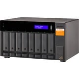 QNAP TL-D800S caja para disco duro externo Carcasa de disco duro/SSD Negro, Gris 2.5/3.5", Caja de unidades negro, Carcasa de disco duro/SSD, 2.5/3.5", Serial ATA II, Serial ATA III, 6 Gbit/s, Hot-swap, Negro, Gris