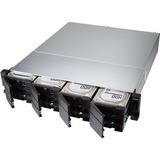 QNAP TL-R1200C-RP caja para disco duro externo Carcasa de disco duro/SSD Negro, Gris 2.5/3.5", Caja de unidades negro, Carcasa de disco duro/SSD, 2.5/3.5", Serial ATA III, 6 Gbit/s, Montaje en rack, Negro, Gris
