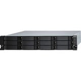 QNAP TL-R1200S-RP caja para disco duro externo Carcasa de disco duro/SSD Negro, Gris 2.5/3.5", Caja de unidades negro, Carcasa de disco duro/SSD, 2.5/3.5", Serial ATA III, 6 Gbit/s, Hot-swap, Negro, Gris