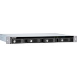 QNAP TR-004U caja para disco duro externo Carcasa de disco duro/SSD Negro, Gris 2.5/3.5", Caja de unidades negro, Carcasa de disco duro/SSD, 2.5/3.5", Serial ATA II, Serial ATA III, 6 Gbit/s, Hot-swap, Negro, Gris