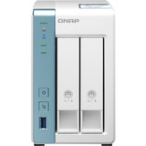 QNAP TS-231P3 NAS Torre Ethernet Turquesa, Blanco Alpine AL-214 blanco/Azul, NAS, Torre, Annapurna Labs, Alpine AL-214, Turquesa, Blanco