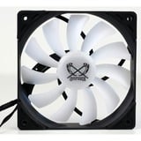 Scythe SU1225FD12HR-RN sistema de refrigeración para ordenador Universal Ventilador 12 cm Negro, Blanco 1 pieza(s) Ventilador, 12 cm, 800 RPM, 1800 RPM, 35,8 dB, 79,76 cfm