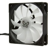 Scythe SU1225FD12MR-RH sistema de refrigeración para ordenador Universal Ventilador 12 cm Negro, Blanco 1 pieza(s) Ventilador, 12 cm, 1200 RPM, 24,9 dB, 51,17 cfm, Negro, Blanco