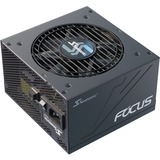 Seasonic FOCUS-GX-850 unidad de fuente de alimentación 850 W 20+4 pin ATX ATX Negro, Fuente de alimentación de PC negro, 850 W, 100 - 240 V, 50/60 Hz, 6 - 12 A, 100 W, 840 W