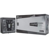 Seasonic PRIME-TX-850 unidad de fuente de alimentación 850 W 20+4 pin ATX ATX Negro, Fuente de alimentación de PC negro, 850 W, 100 - 240 V, 50/60 Hz, 11 - 5.5 A, 100 W, 840 W