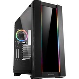 Sharkoon ELITE SHARK CA200G Midi Tower Negro, Caja de torre grande negro, Midi Tower, PC, Negro, ATX, CEB, EATX, EEB, micro ATX, Mini-ITX, Azul, Verde, Rojo, 16,5 cm