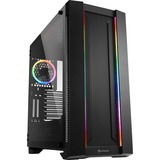 Sharkoon ELITE SHARK CA200M Midi Tower Negro, Caja de torre grande negro, Midi Tower, PC, Negro, ATX, CEB, EATX, EEB, micro ATX, Mini-ITX, Azul, Verde, Rojo, 16,5 cm