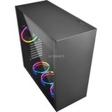 Sharkoon Pure Steel RGB Midi Tower Negro, Cajas de torre negro, Midi Tower, PC, Negro, ATX, CEB, EATX, EEB, micro ATX, Mini-ITX, Acero, Vidrio templado, Multi