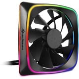 Sharkoon RGB SHARK Lights Carcasa del ordenador Ventilador 12 cm Negro negro, Ventilador, 12 cm, 1000 RPM, 15,2 dB, 56 m³/h, Negro
