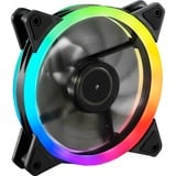 Sharkoon SHARK Blades RGB Carcasa del ordenador Ventilador 12 cm negro, Ventilador, 12 cm, 1200 RPM, 18,2 dB, 94,8 m³/h