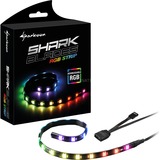 Sharkoon SHARK Blades RGB Universal Tira LED, Tira de LED negro, Universal, Tira LED, Negro, Multicolor, 3-Pin, 4 pines