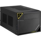 Sharkoon SHARK ZONE C10 Negro, Amarillo, Cajas de torre negro, PC, Negro, Amarillo, Mini-ITX, Metal, Juego, 15 cm