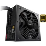 Sharkoon WPM Gold ZERO unidad de fuente de alimentación 550 W 24-pin ATX ATX Negro, Fuente de alimentación de PC negro, 550 W, 100 - 240 V, 47 - 63 Hz, 8 A, Activo, 110 W