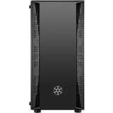 SilverStone FARA B1 RGB Torre Negro, Cajas de torre negro, Torre, PC, Negro, ATX, micro ATX, Mini-ITX, Plástico, Acero, Vidrio templado, Azul, Verde, Rojo