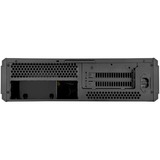 SilverStone Fortress FTZ01 Escritorio Negro, Caja de sobremesa negro, Escritorio, PC, Negro, Mini-DTX, Mini-ITX, Aluminio, Acero, 8,3 cm