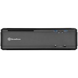 SilverStone Fortress FTZ01 Escritorio Negro, Caja de sobremesa negro, Escritorio, PC, Negro, Mini-DTX, Mini-ITX, Aluminio, Acero, 8,3 cm