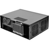 SilverStone GD09B-C HTPC Negro, Caja HTPC negro, HTPC, PC, Negro, ATX, micro ATX, SSI CEB, Aluminio, Plástico, Acero, 13,8 cm